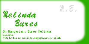 melinda bures business card